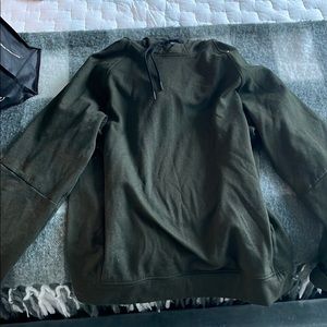 Mens lululemon hoodie- large, army green